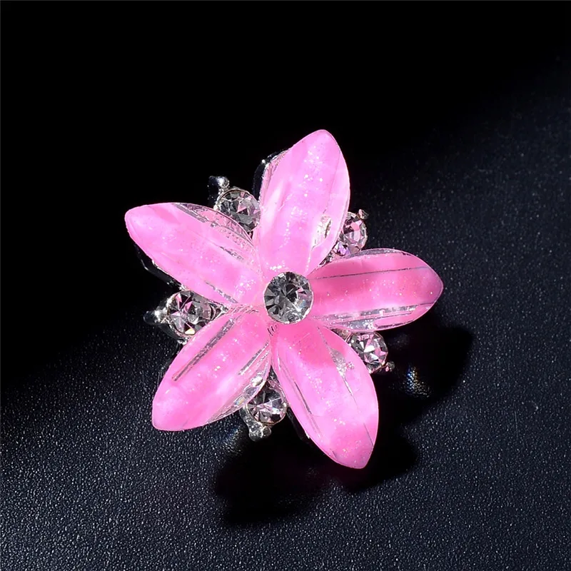 PINKSEE 10 шт./лот заколка для волос с пятью листами и стразами свадебная невесты