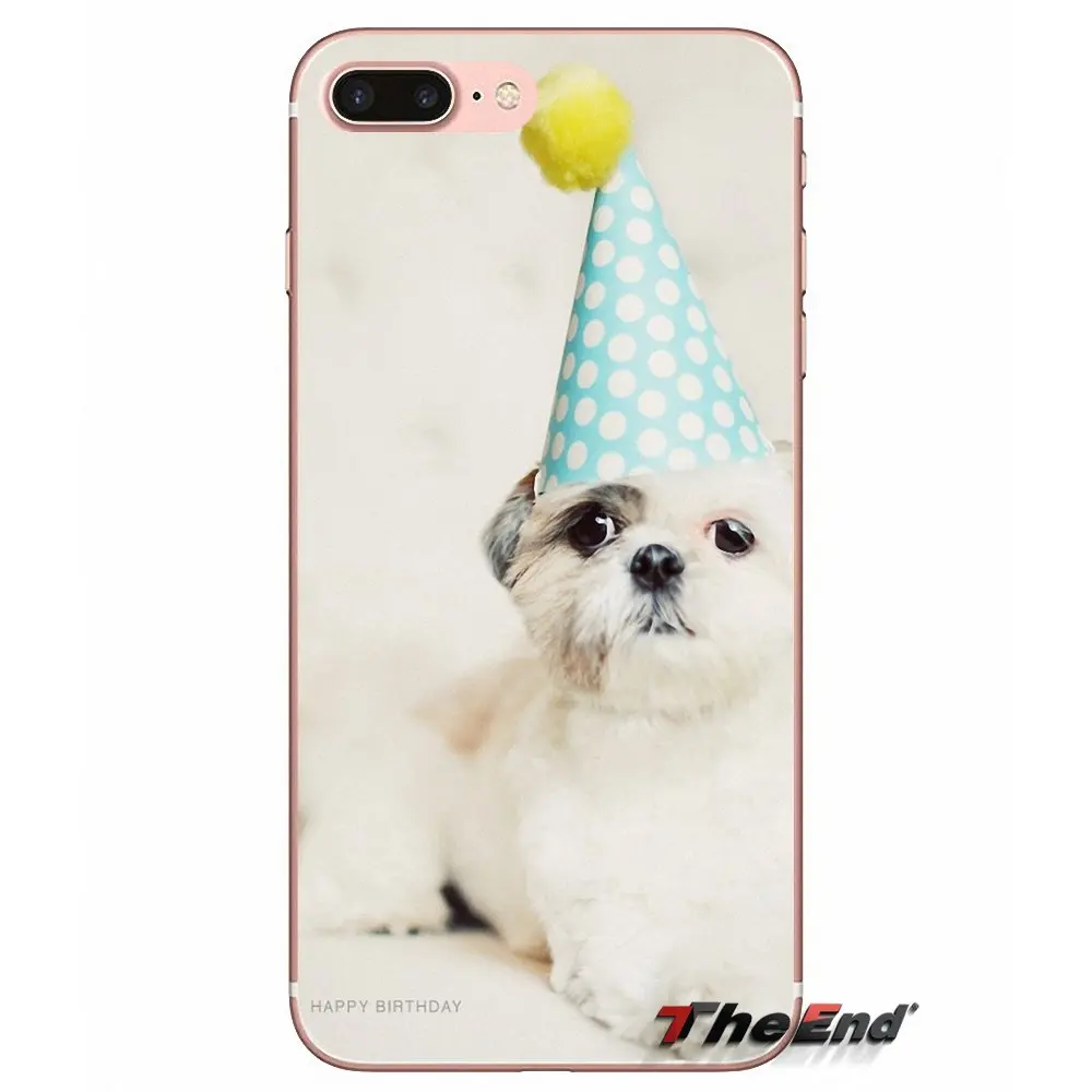 Мягкий прозрачный чехол для щенков собак shih tzu Huawei P Smart Y6 Ascend P8 P9 P10 Plus Nova P20 Lite Pro Mini