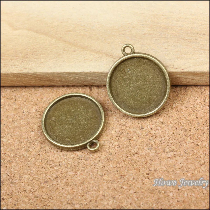 65 шт. круглая Камея/Рамка для кабона искусственная бронза подходит длинных