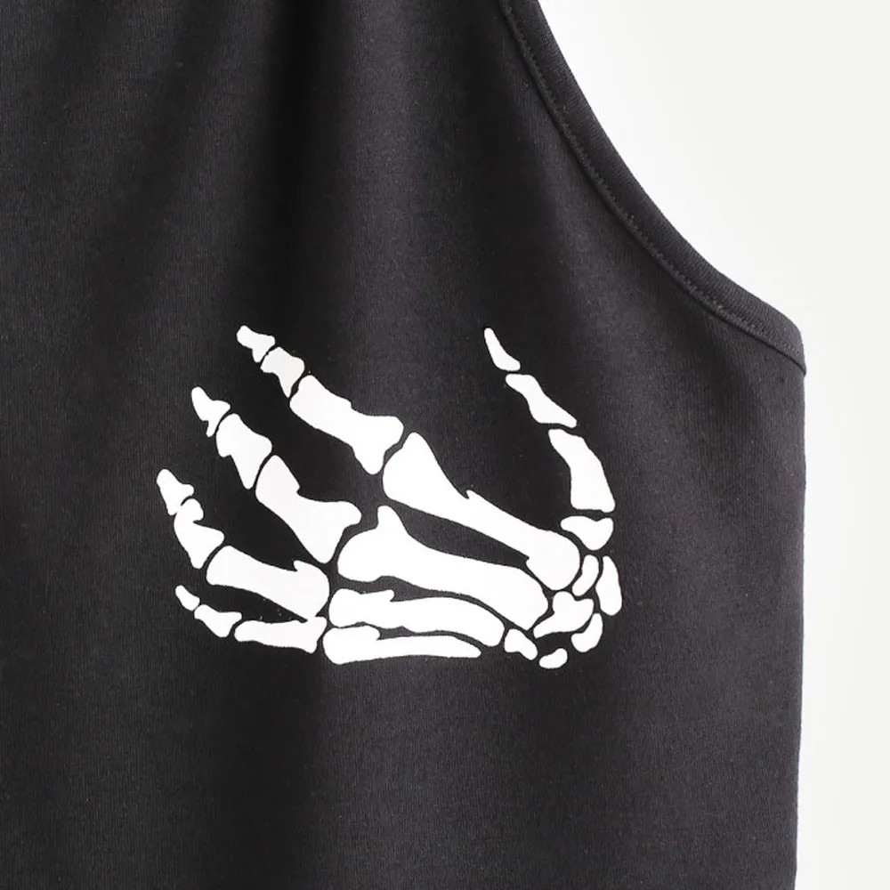 sexy cheap Fashion camisole Sexy Palm Print Tank Top Sleeveless sell good Tops camiseta tirantes mujer |