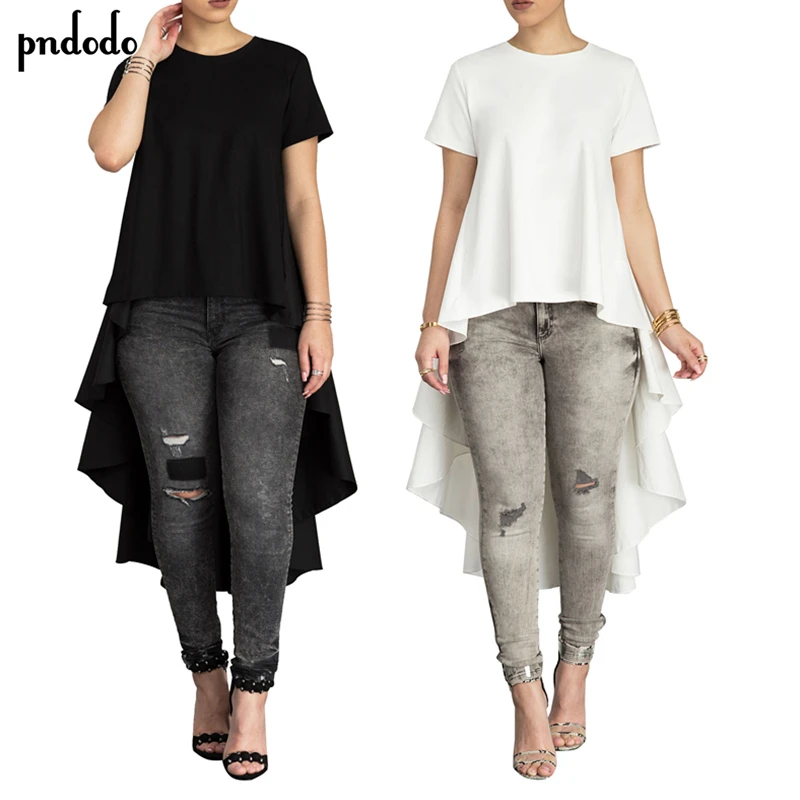 Pndodo повседневное женское летнее платье 2017 мода короткий рукав свободные