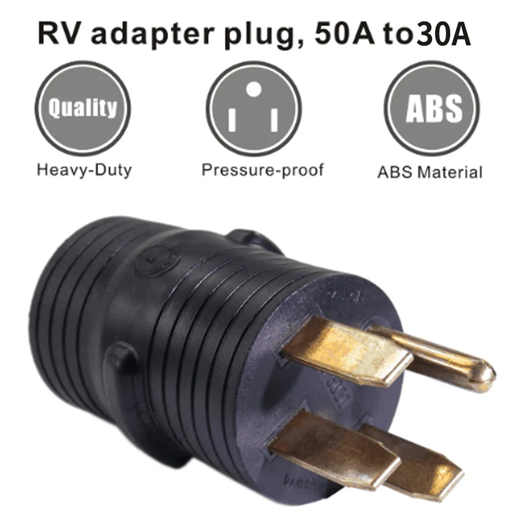 Детали RV& аксессуары 50A Male to 30A женский сверхмощный запирающий разъем Соединительный шнур питания Замена Сосуд ручка Jun11