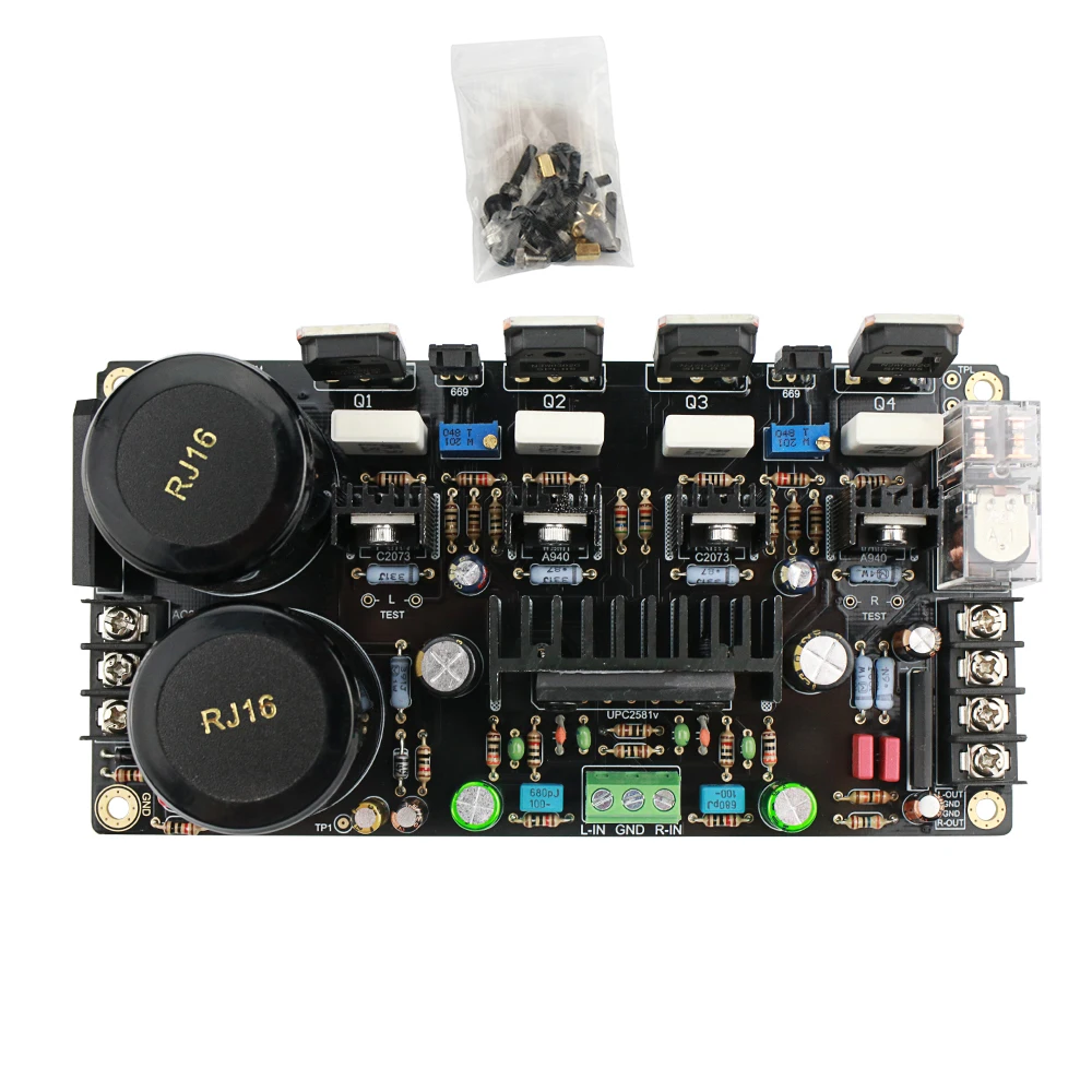 GHXAMP ONsemi ламповый усилитель платы UPC2581V 150 Вт+ 150 Вт HiFi Двухканальный аудио усилители NJW0281G NJW0302G