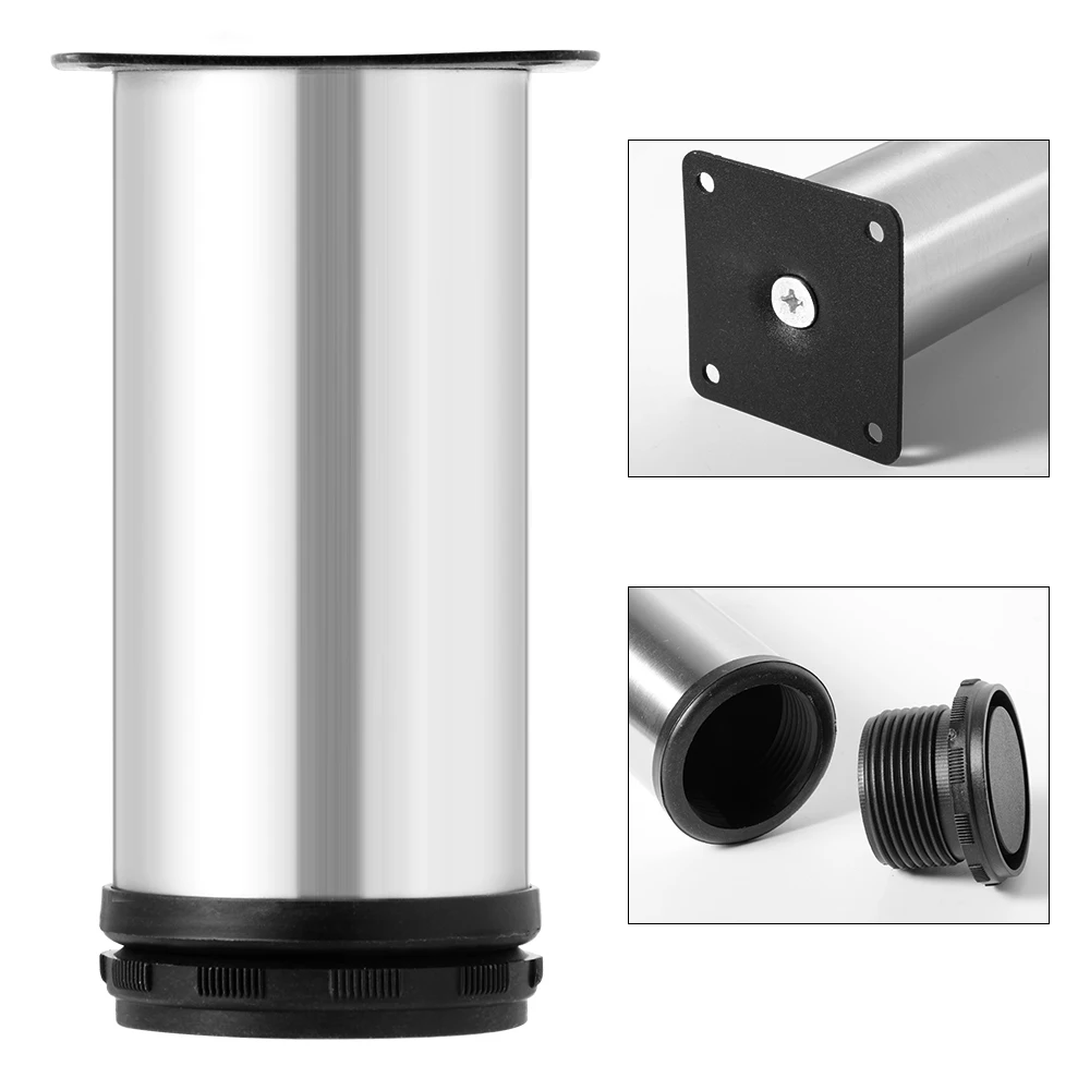 4 шт. Регулируемый Круглый Протектор Ноги Стенд для Корпусной Мебели 120 мм HS492 |