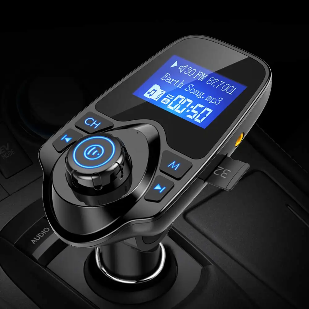 

4,2 версия Bluetooth fm-передатчик беспроводной громкой связи аудио приемник MP3 плеер USB быстрое зарядное устройство aux автомобильные аксессуары