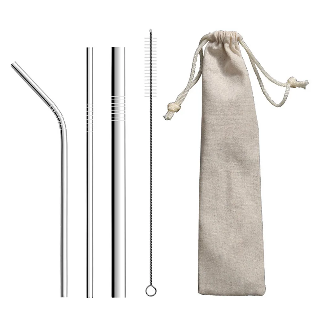 3 шт. соломинки для напитков из нержавеющей стали|Другие барные аксессуары| |