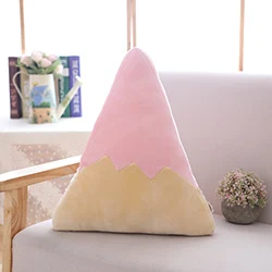 Pink hill Красочные Луна Звезда счастливое облако Радуга раковины холм мяч стрельба звезда плюшевая подушка натуральная мягкая подушка диван стул Декор - Цвет: Pink hill