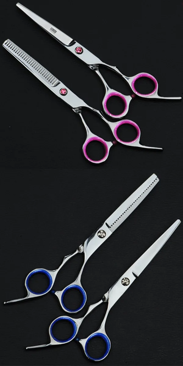 Профессиональное прямое прореживание салон ножницы для волос Парикмахерские 5