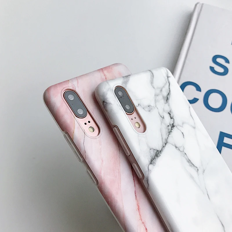 Матовый чехол кораллового цвета для Huawei P30 Mate 20 P20 Lite Pro мягкие силиконовые чехлы