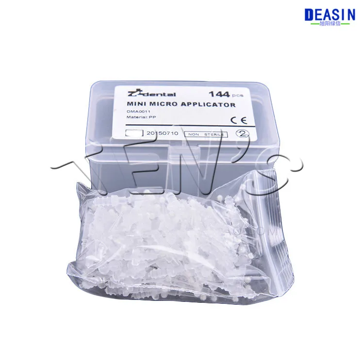 

2018 new arrival dental Applicator stick Double head three-way applicator stick handle Applicator head can be bent