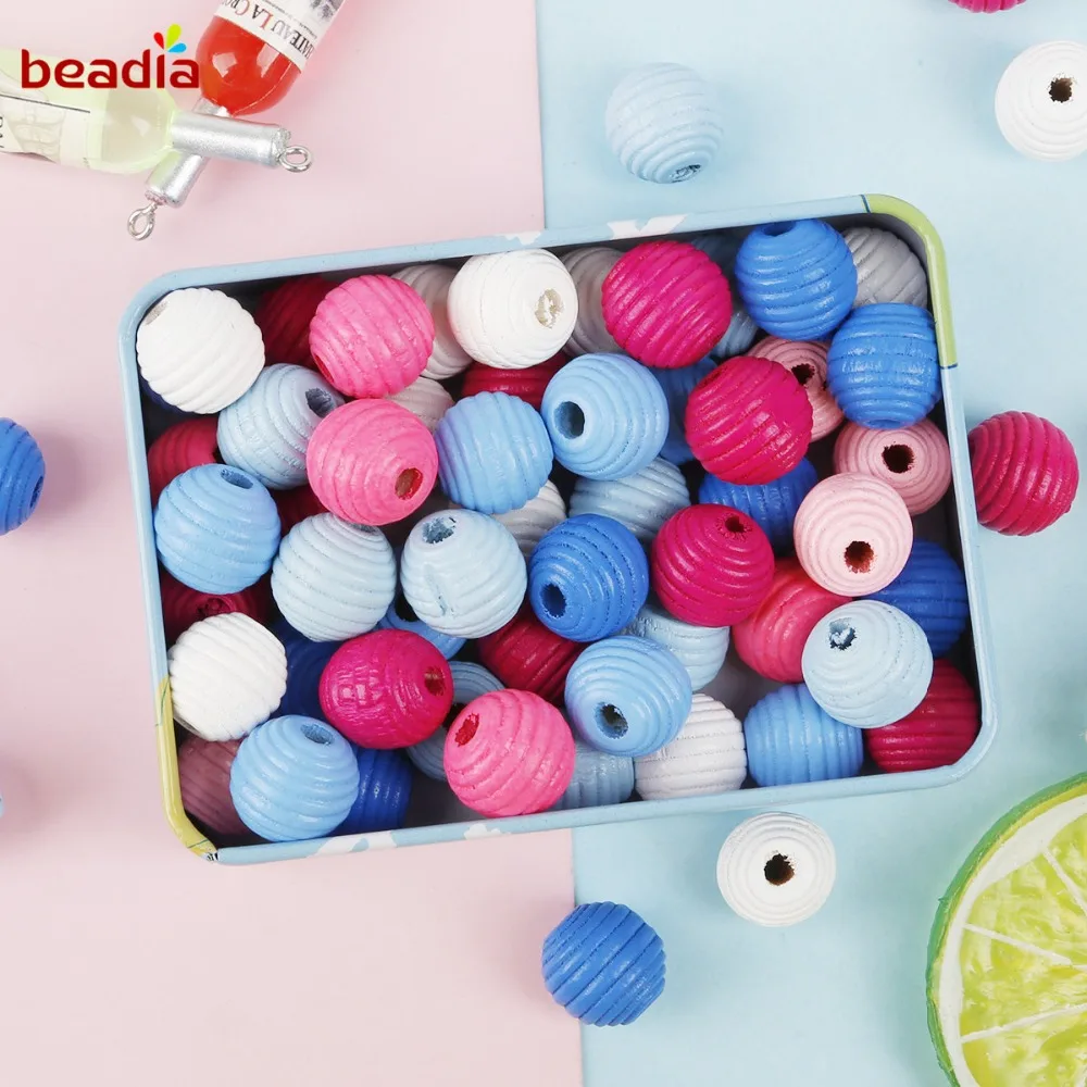 50 шт. деревянные бусины для ювелирных изделий 14 мм|Бусины одежды| |