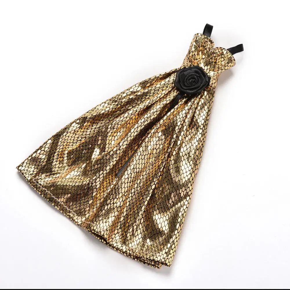 1 шт. элегантные аксессуары для кукол из крокодиловой кожи одежда платье шали и