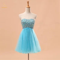 bealegantom 2019 new sexy short homecoming dresses with beaded crystals lace up prom party dresses graduation dress qa1470