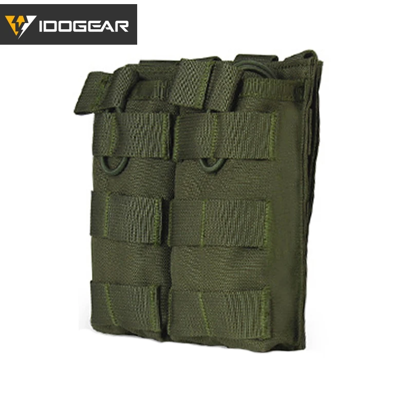 Olive IDOGEAR чехол для журналов двойной подсумок несущей Модульная для 5,56 боевой тактические оборудования 3532 - Цвет: Olive