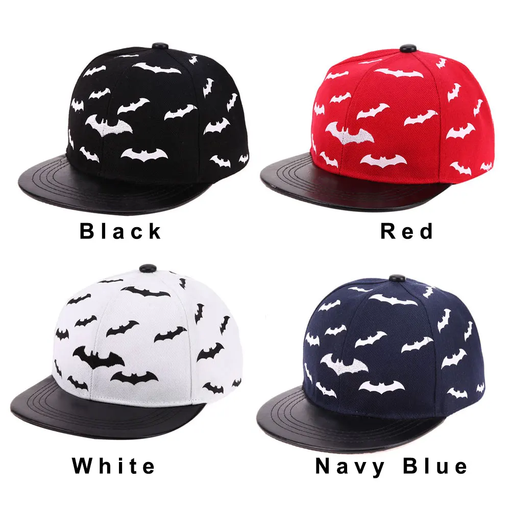 Бейсболка для мальчиков и девочек бейсболка с принтом летучей мыши на лето осень