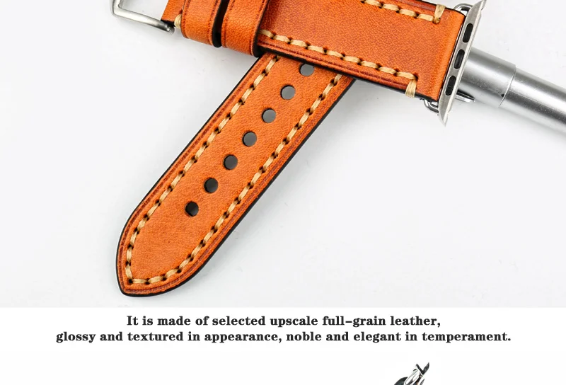 MAIKES высокое качество из коровьей кожи для наручных часов Apple Watch, ремешок 42 мм, 38 мм, версия 4/3/2/1 черный наручных часов iWatch, ремешок 44 мм 40 мм Браслеты ремешки наручных часов
