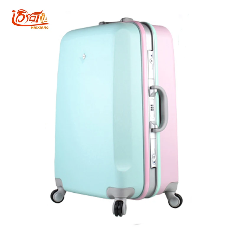 Алюминиевая рама + PC Цвет строчка винтажный багаж алюминиевый на заказ