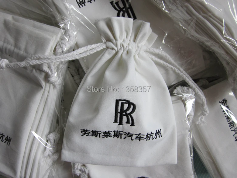 (100 шт./лот) Высококачественная Хлопковая Сумка на шнурке для косметики/мобильный