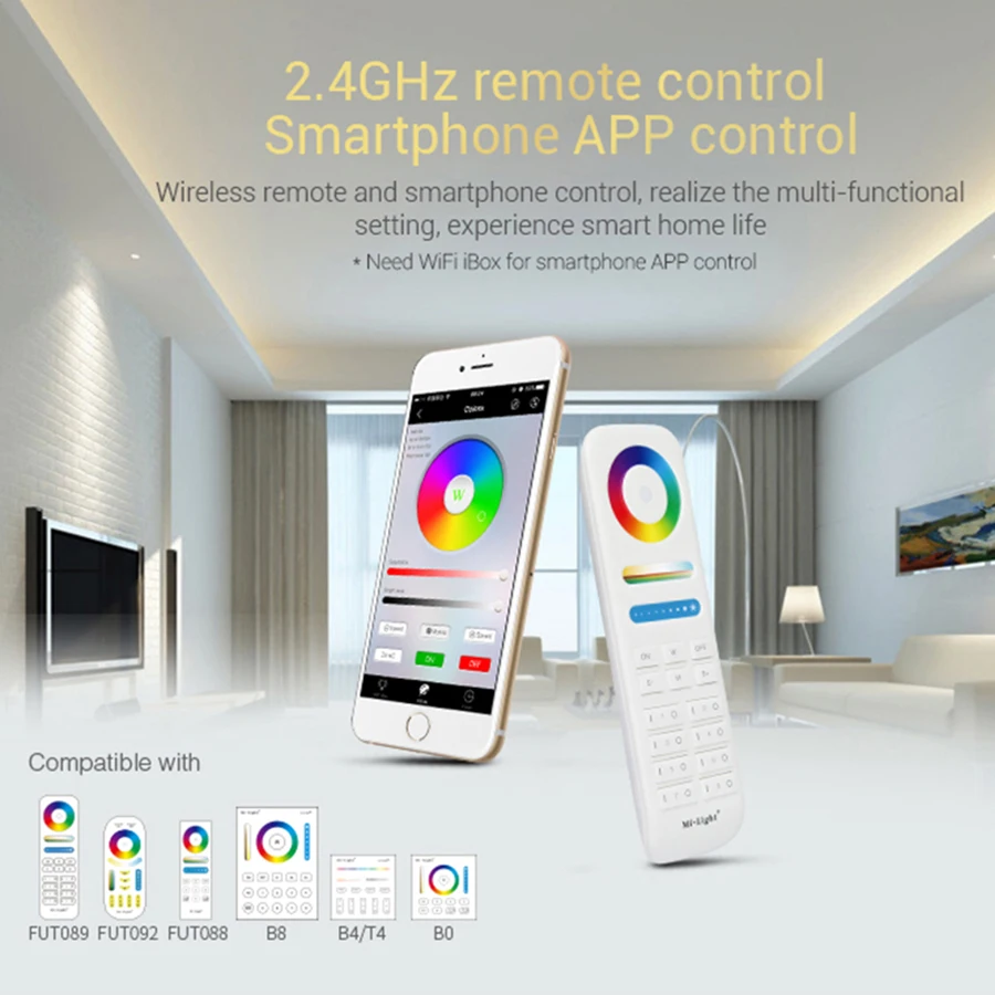 Milight 2 4G инфракрасный светодиодный контроллер RGB/RGBW/RGBCCT беспроводной пульт