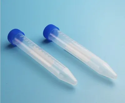 Пластиковые центрифужные трубки 10 мл коническое дно градиентные метки с