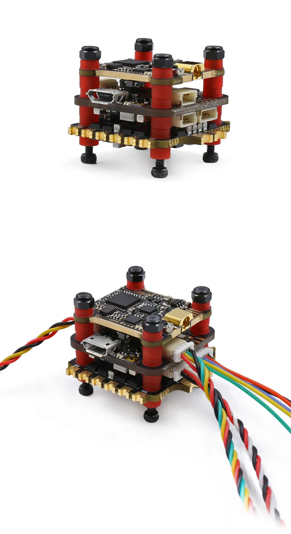 Geprc стабильный V2 F4 стек F4 20x20 мм Контроллер полета AIO OSD BEC& 30A BL_S/35A BL_32 4в1 ESC& 500 МВт VTX для радиоуправляемого дрона