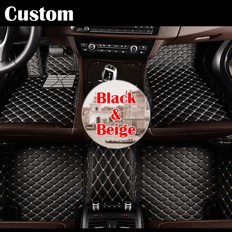 

Special fit car floor mats for BMW X5 E70 F15 PVC Leather anti slip waterproof car styling full cover rugs custom carpet liners