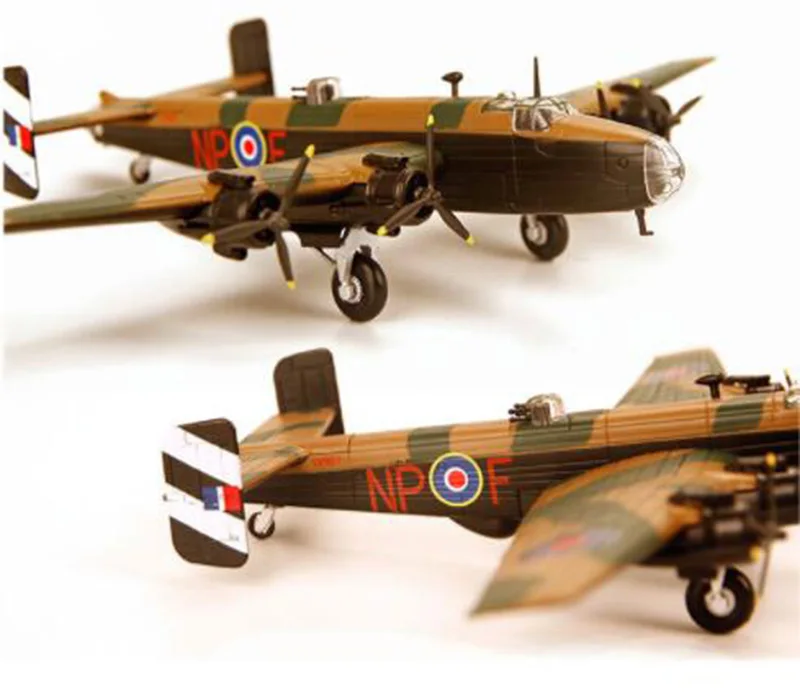 1/144 весы Halifax Bomber Второй мировой войны авиационный самолет модели для взрослых детей игрушки для показа коллекции