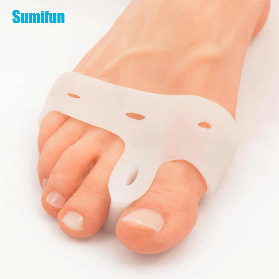 Разделители для ног Sumifun 6 шт. гелевые подушечки подушка сна выпрямитель