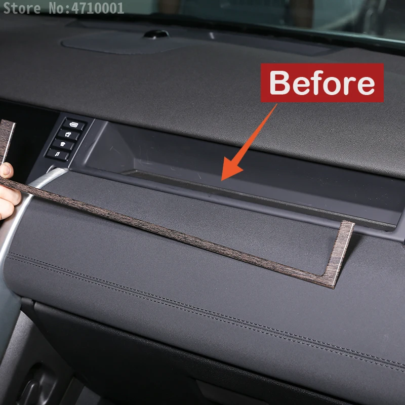 Дубовая древесина Цветной Автомобильный Copilot отделка пассажирской рамы для Land