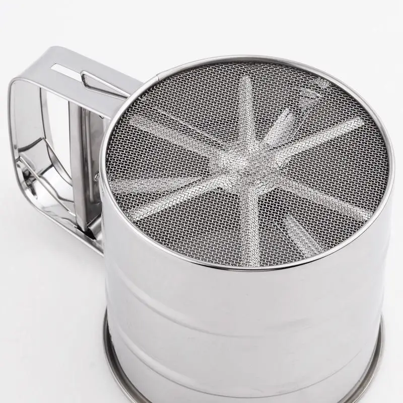 Handheld Stainless Steel Sieve Cup Powder Flour Mesh Sifters Baking Tools For Cakes Decorating Pastry Tool Bakeware Gadget |