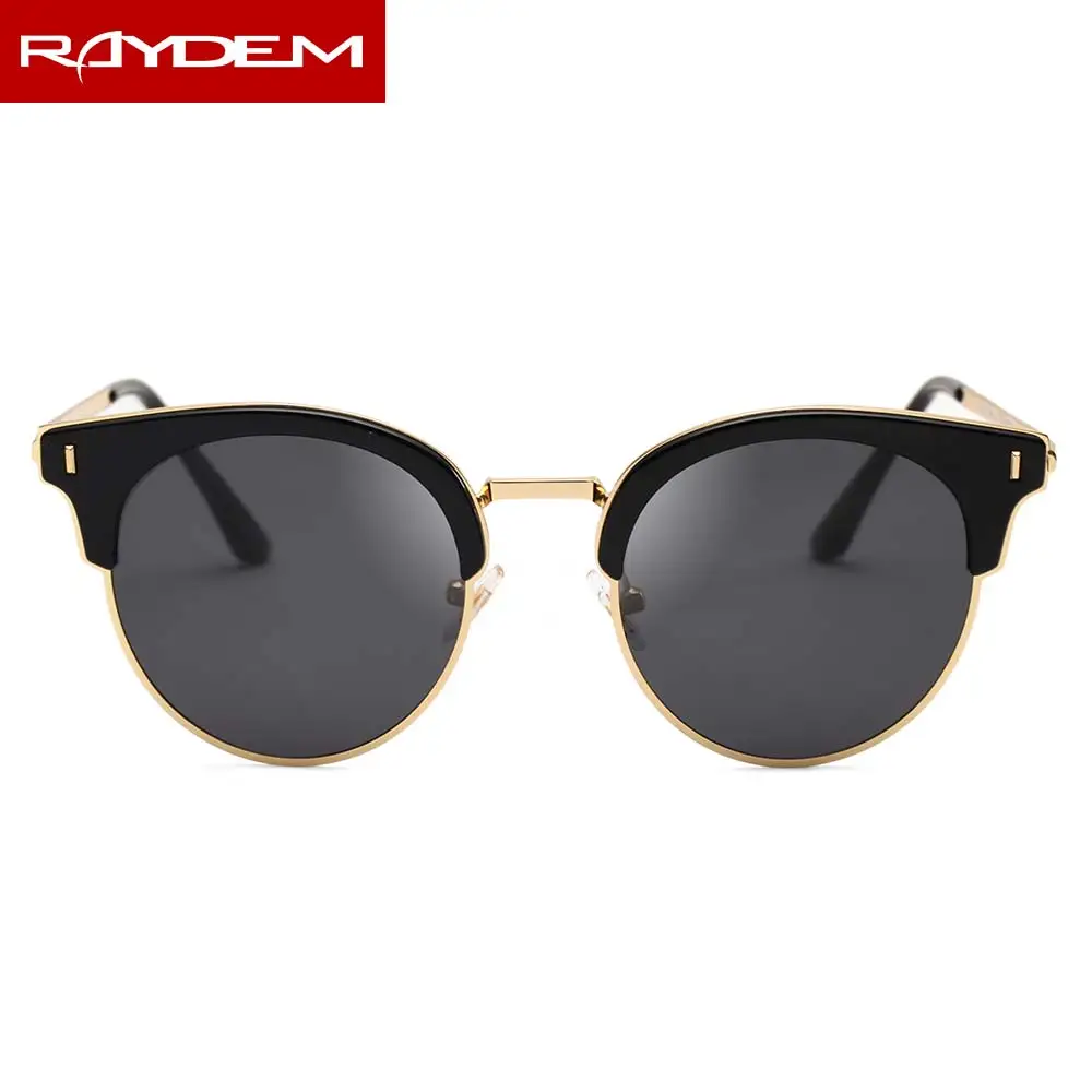 Женские винтажные градиентные солнцезащитные очки Raydem Cateye ретро кошачий глаз