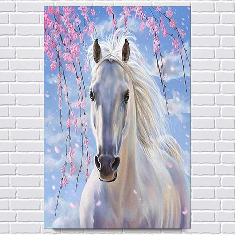 Набор для алмазной живописи сделай сам детская игрушка Лошадь сливы Единорог