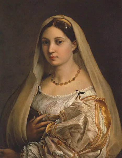 Высококачественная картина маслом оригинальная женщина с вуалью (La Donna Velata) на