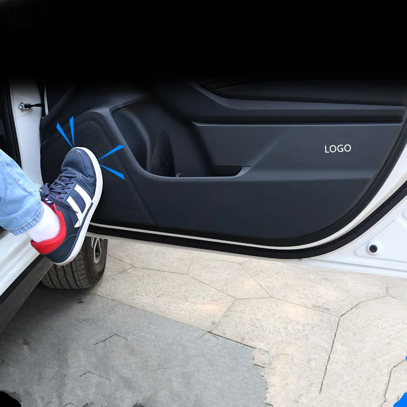 Микрофибра кожа углеродное волокно Copilot перчаточный ящик двери Защитный