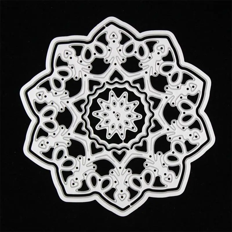 2018 new Christmas Snowflake Doily Metal Cutting Dies Stencils for DIY Scrapbooking Decorative Embossing Paper Cards | Дом и сад