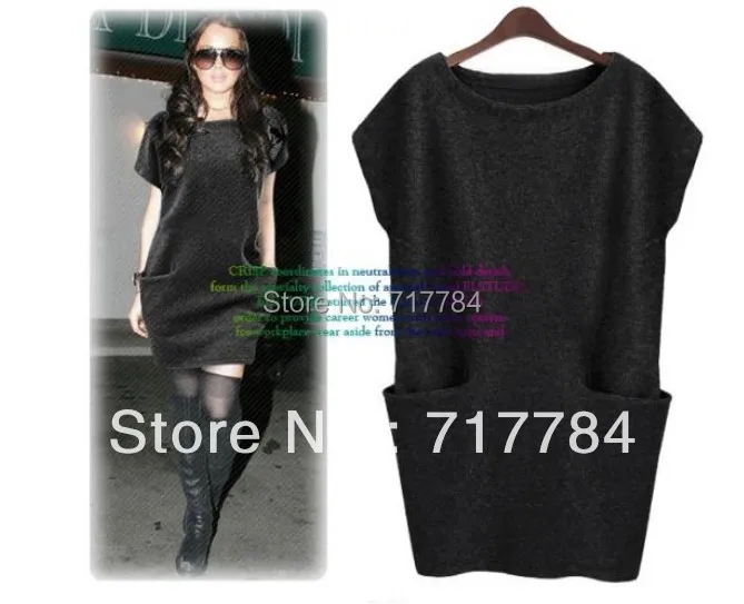 Brand Designer Dress Stars Style Fat Women Cashmere Plus Big Size Fashion Short Sleeve LargeLoose BasicElegant dressPWD010 | Женская