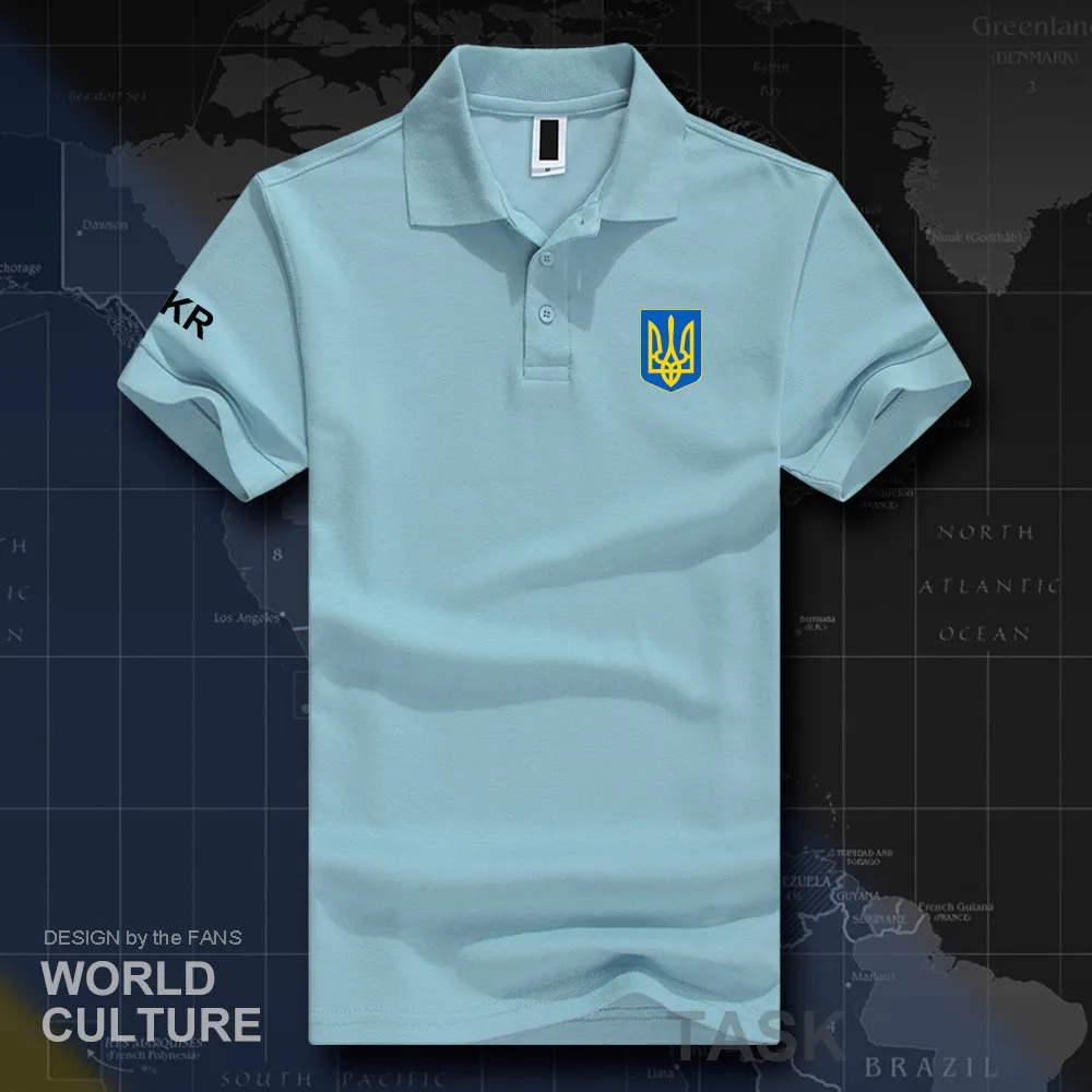 Украина украинский мужские Поло рубашка для мужчин короткий рукав белый брендов с принтом для страны хлопок nation team флаги
