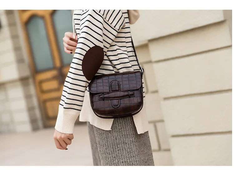 Plug защелка крокодил седло мини Crossbody сумка сумки на плечо талии грудь бум пояс Фанни пакеты для женщин женские