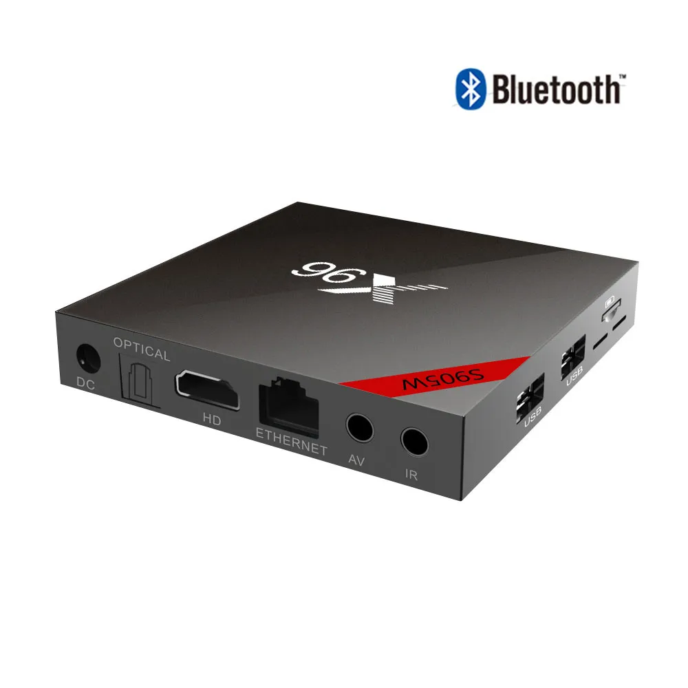 X96 Android 7 1 ТВ коробка последняя версия 18 0 Amlogic S905W г/2 г 8 г/16 Поддержка 2 4 ГГц WiFi HD к