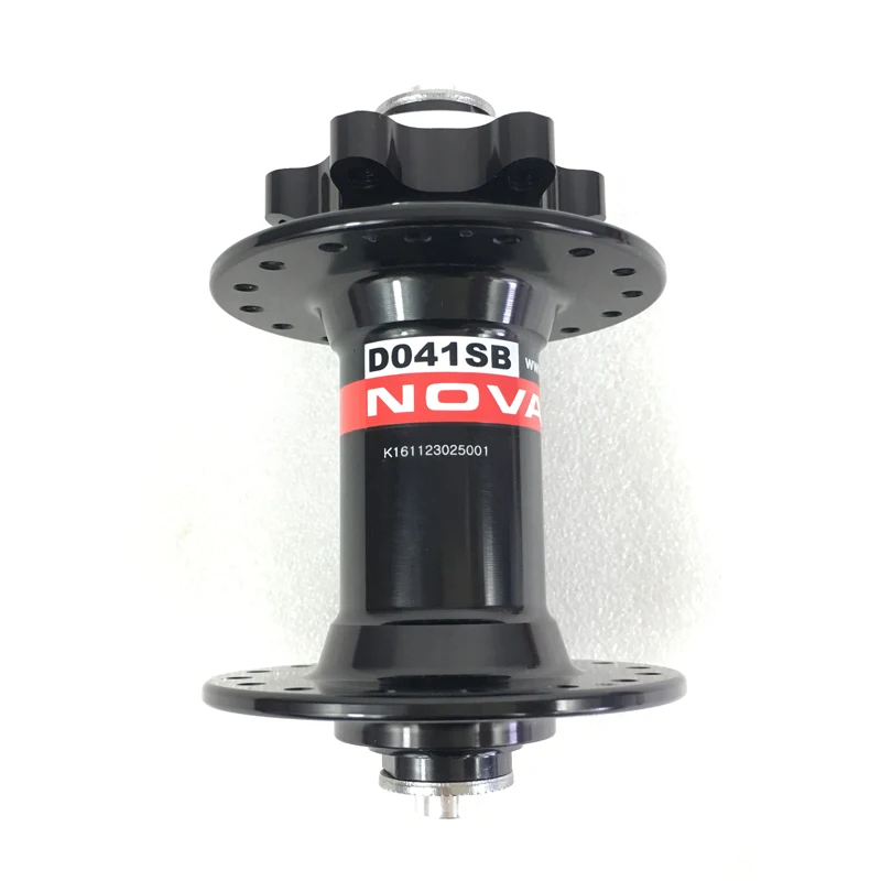 Novatec D041SB черный красный 32 отверстия 213 г MTB горный велосипед передний концентратор