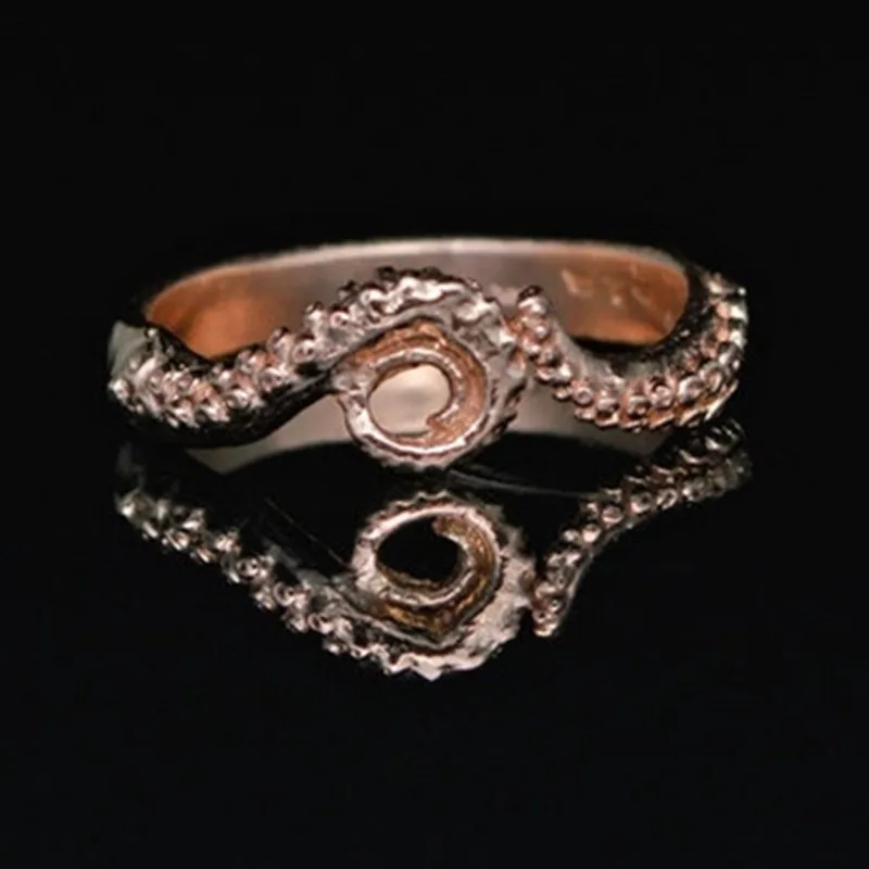 

Drop shipping Retail Octopus Ring Wedding Band Tentacle Octopus Rings