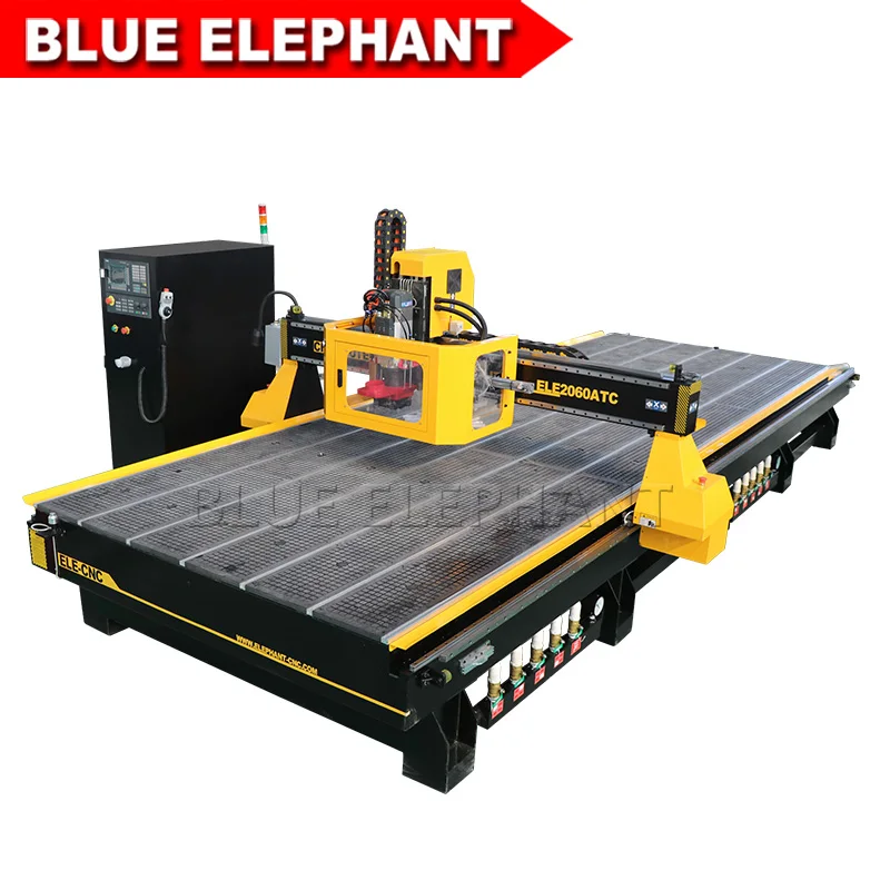 ATC auto tool changer cnc router carousel type 9kw Italian spindle 2000*6000 mm big vacuum table 2060 | Инструменты