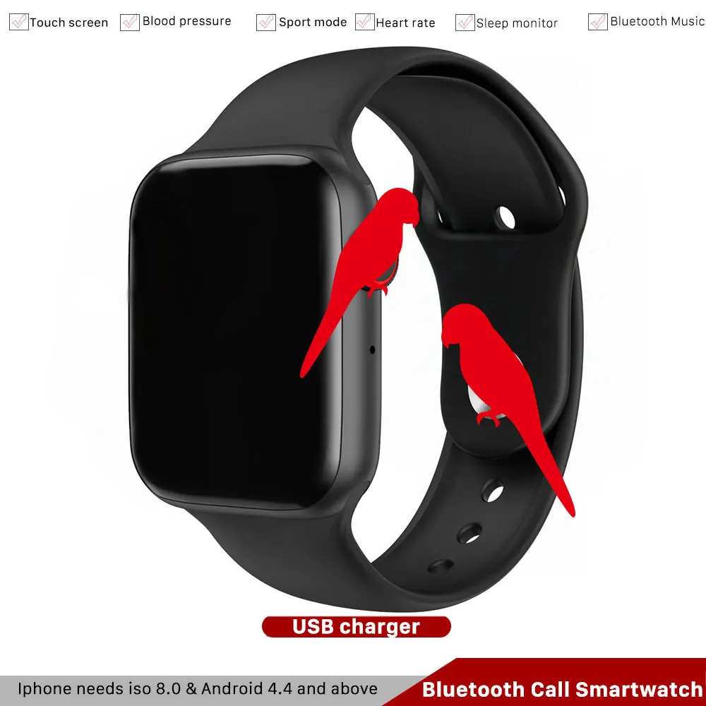 W34 ЭКГ Bluetooth Вызов Smartwatch монитор сердечного ритма умные часы активность для Ios Iphone huawei xiaomi samsung