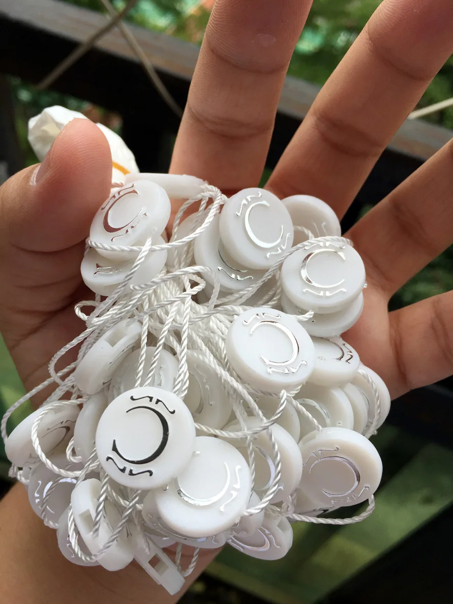 Любой цвет смешанные качели бирки/Подгонянные веревки повесить