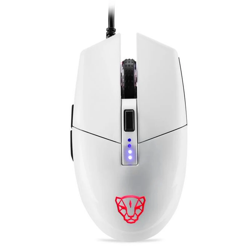 Motospeed V50 компьютерная Проводная игровая мышь 4000 Точек на дюйм 6 кнопок RGB