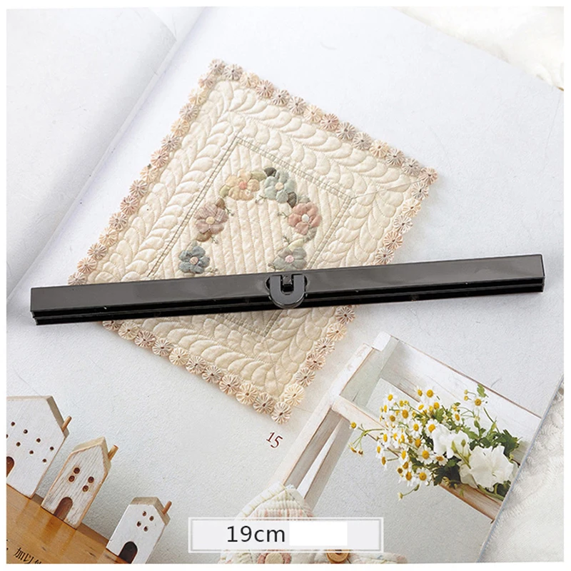 19cm black AEQUEEN 19 см/11,4 см Поворотный замок фурнитура античный тон Поворотный замок металлическая застежка поворотный замок сплав Поворотный замок закрытие для DIY частей сумки - Цвет: 19cm black