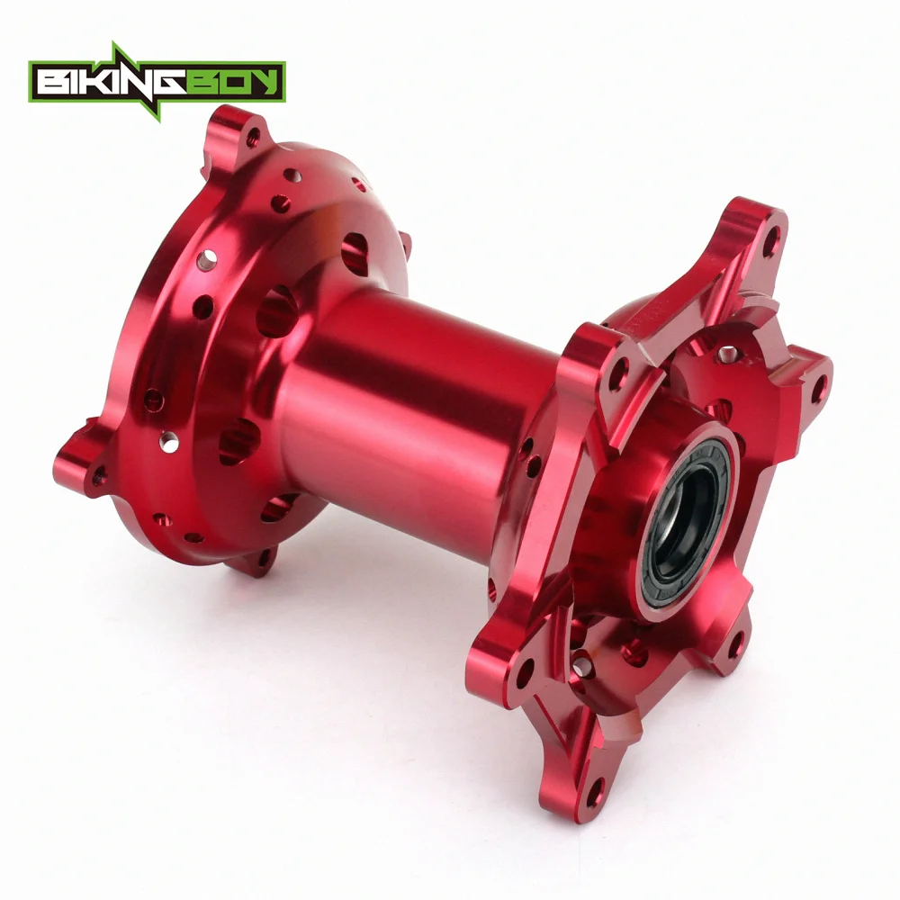 BIKINGBOY CNC MX 36 отверстий красный задний Ступица колеса для HONDA CR125R CR250R 2002 2013 CRF250R 04 13