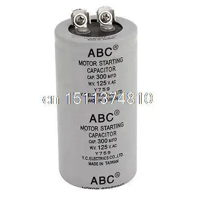 Неполярный конденсатор с винтовым двигателем для стиральной машины 125 В