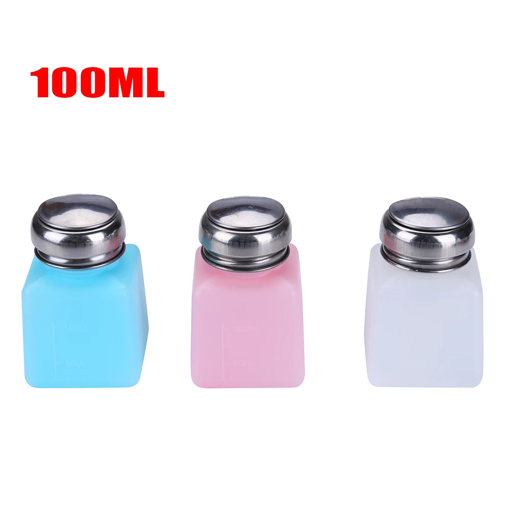 100/200/250ml Liquid Alcohol Bottles Press Pump Dispenser Durable Stainless Steel Cap for Photography Photo Studio Cleaning Tool |