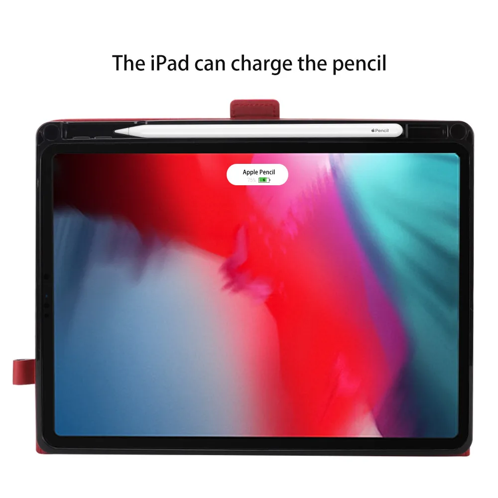 Чехол для iPad Pro 11 2018 с держателем карандашей (поддержка зарядки карандашей)